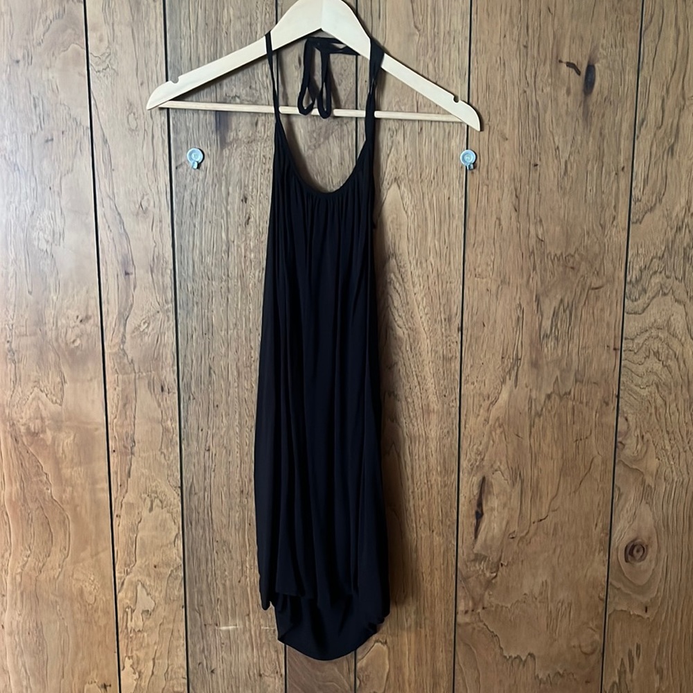 Black mini dress